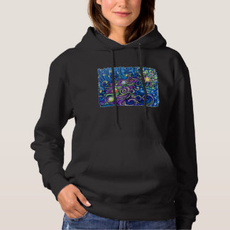Kosmischer Weihnachtsbaum Hoodie