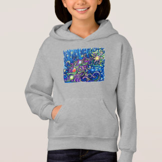 Kosmischer Weihnachtsbaum Hoodie