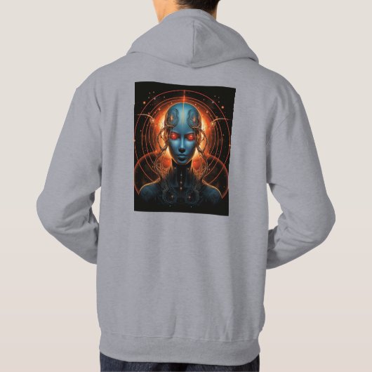 Kosmischer Weisheitsnavigator Hoodie (Rückseite)