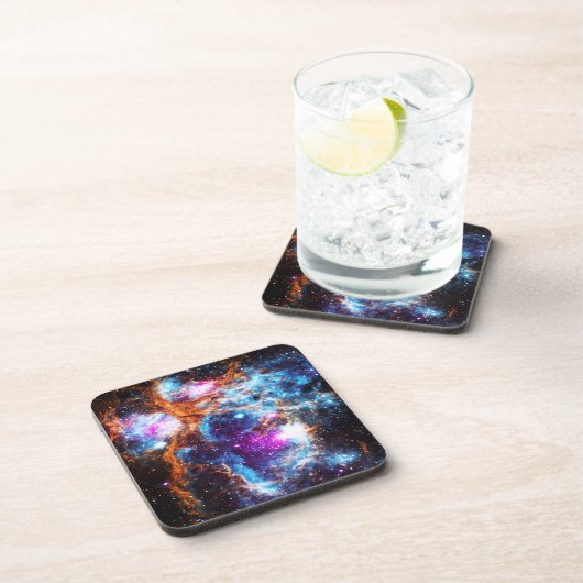 Kosmischer Winter Getränkeuntersetzer (Rechte Seite)