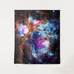 kosmischer Winter groß Wandteppich