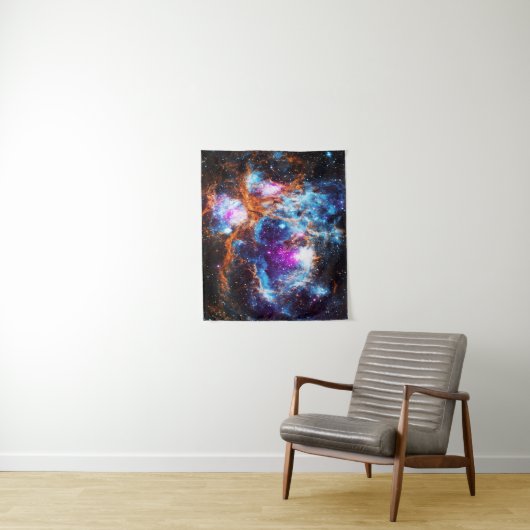 Kosmischer Winter klein Wandteppich (Beispiel)