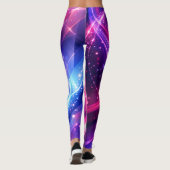 Kosmischer Wirbel – Galaxy-Leggings Leggings (Rückseite)