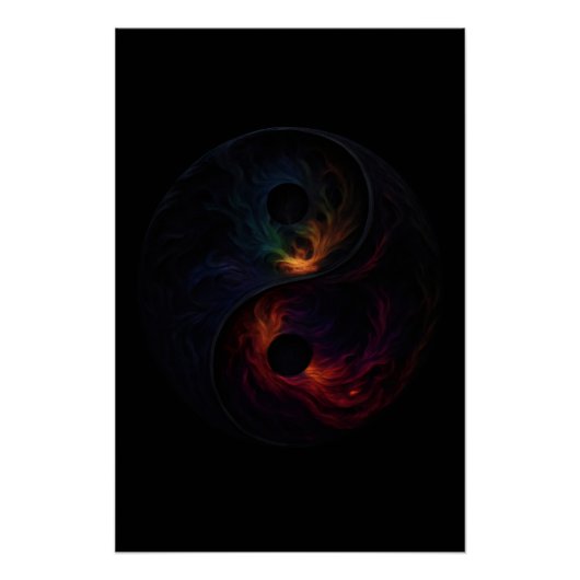 Kosmischer Wirbel Poster (Vorderseite)