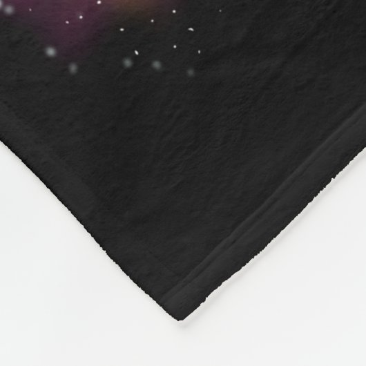 Kosmischer Wolf Fleecedecke (Ecke)