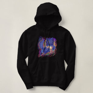 Kosmischer Wolf Hoodie