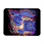 Kosmischer Wolf Magnet (Horizontal)