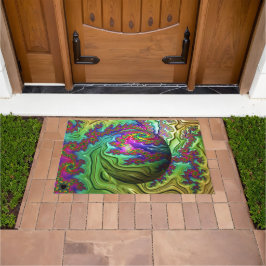 Kosmischer Wolkensturm Fußmatte