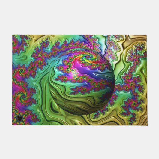 Kosmischer Wolkensturm Fußmatte (Vorderseite)