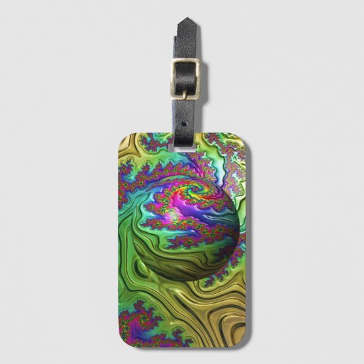 Kosmischer Wolkensturm Gepäckanhänger (Vorderseite Vertikal)