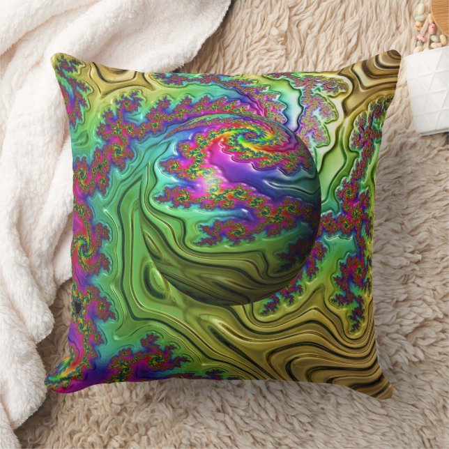 Kosmischer Wolkensturm Kissen (Decke)