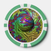 Kosmischer Wolkensturm Pokerchips (Vorderseite)