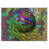 Kosmischer Wolkensturm Schneidebrett (Vorderseite)