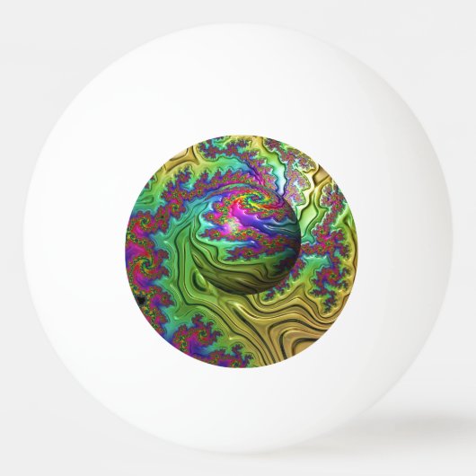 Kosmischer Wolkensturm Tischtennisball (Rückseite)