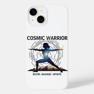 Kosmischer Yoga-Krieger Galaxie-Körper-Pose Case-Mate iPhone 14 Hülle