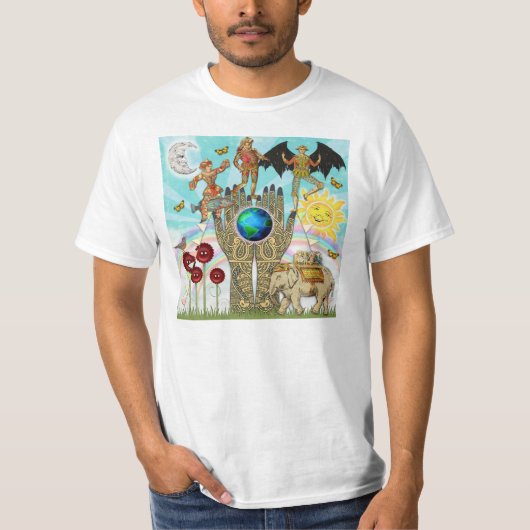 Kosmischer Zirkus T-Shirt (Vorderseite)