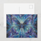 KosmischerSchmetterlingsFantasy Postkarte (Vorne/Hinten)