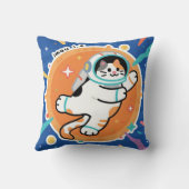 Kosmisches Abenteuer: Imau im Orbit Kissen (Rückseite)