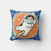 Kosmisches Abenteuer: Imau im Orbit Kissen (Vorderseite)