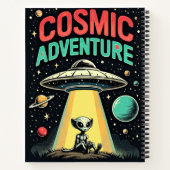 kosmisches Abenteuer Spiral Notebook Notizblock (Rückseite)