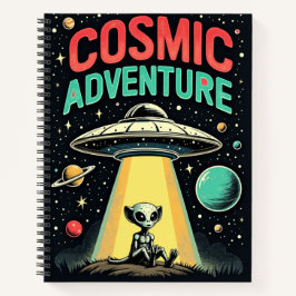 kosmisches Abenteuer Spiral Notebook Notizblock