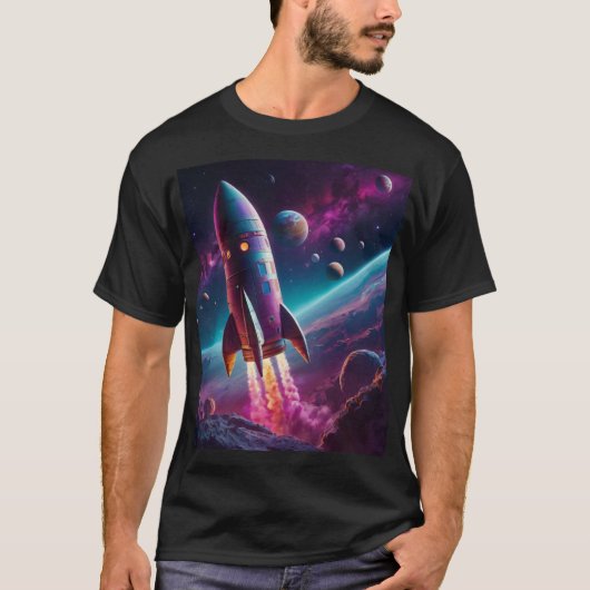 kosmisches Abenteuer T-Shirt (Vorderseite)