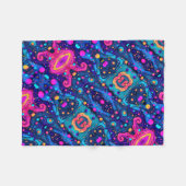 Kosmisches abstraktes Muster-Decke Fleecedecke (Vorderseite (Horizontal))