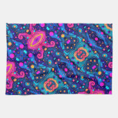 Kosmisches abstraktes Muster-Decke Geschirrtuch (Horizontal)