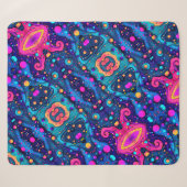 Kosmisches abstraktes Muster-Decke Sherpadecke (Vorderseite (Horizontal))