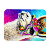 Kosmisches Alpaca Magnet (Horizontal)
