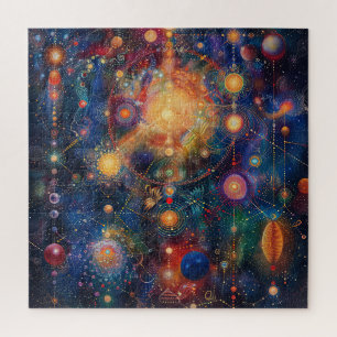 Kosmisches astrologisches Rätsel Puzzle