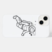 Kosmisches Astronautenabenteuer Case-Mate iPhone Hülle (Rückseite (Horizontal))