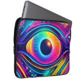 Kosmisches Auge der Träume Laptopschutzhülle (Vorne Rechts)