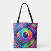Kosmisches Auge der Träume Tasche (Rückseite)