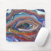Kosmisches Auge der Universum-Mausunterlage Mousepad (Mit Mouse)