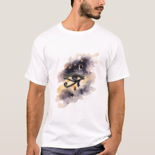 Kosmisches Auge des Horus altes ägyptisches Symbol T-Shirt