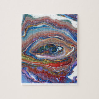 Kosmisches Auge des Universum-Puzzlespiels Puzzle