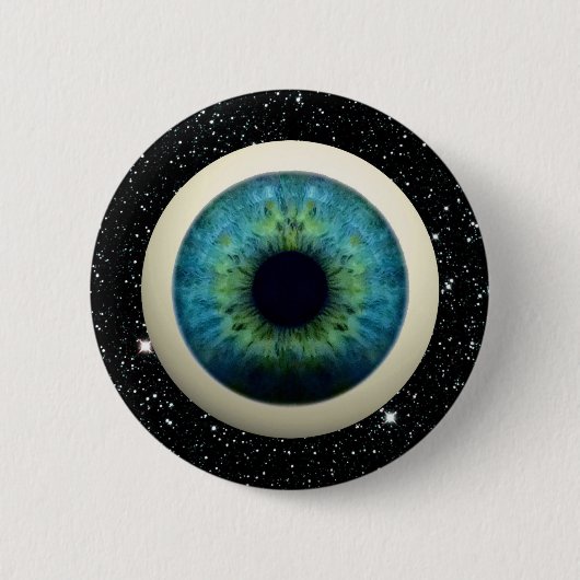 KOSMISCHES AUGE (großes Neuheitseinzelteil A!) ~ Button (Vorderseite)