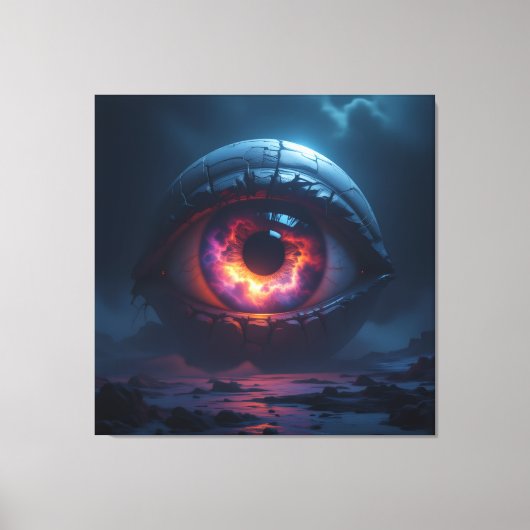 Kosmisches Auge   Leinwanddruck (Vorderseite)