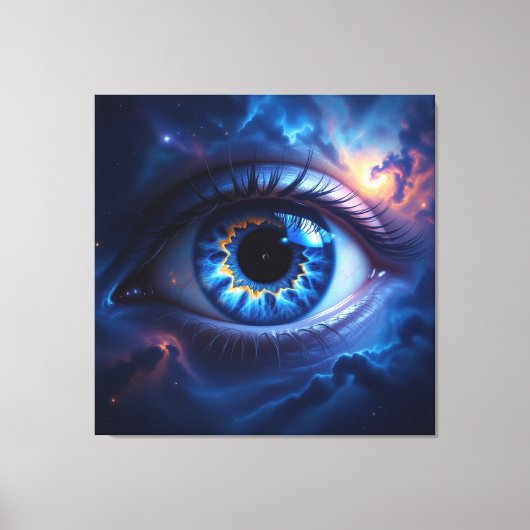 Kosmisches Auge   Leinwanddruck (Vorderseite)