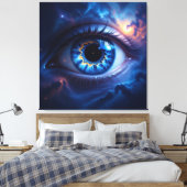 Kosmisches Auge   Leinwanddruck (Insitu (Schlafzimmer))