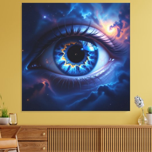 Kosmisches Auge   Leinwanddruck (Insitu (Wohnzimmer))
