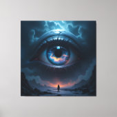 Kosmisches Auge Leinwanddruck (Vorderseite)