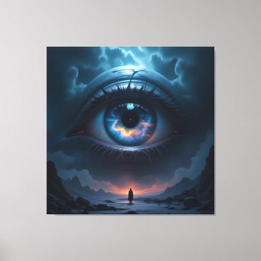 Kosmisches Auge   Leinwanddruck (Vorderseite)