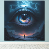 Kosmisches Auge   Leinwanddruck (Insitu (Holzboden))