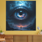 Kosmisches Auge Leinwanddruck (Insitu (Wohnzimmer))