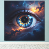 Kosmisches Auge Leinwanddruck (Insitu (Holzboden))
