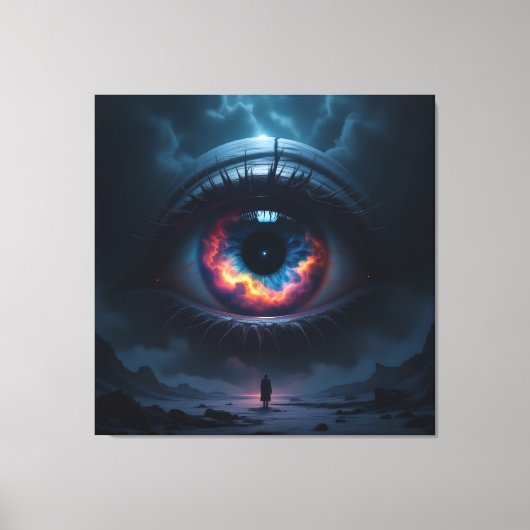 Kosmisches Auge   Leinwanddruck (Vorderseite)