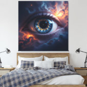 Kosmisches Auge Leinwanddruck (Insitu (Schlafzimmer))