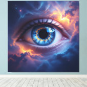 Kosmisches Auge   Leinwanddruck (Insitu (Holzboden))